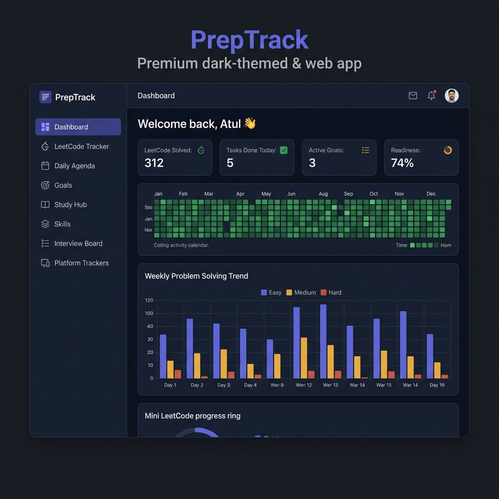 PrepTrack Dashboard